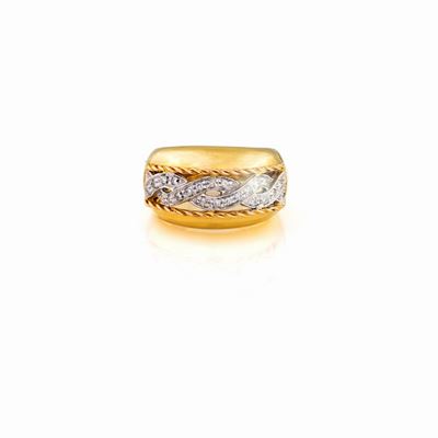 Fascione con Treccia di Brillanti