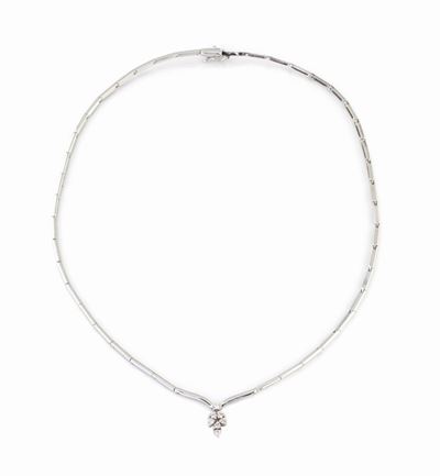 Collana Semirigida con Brillanti