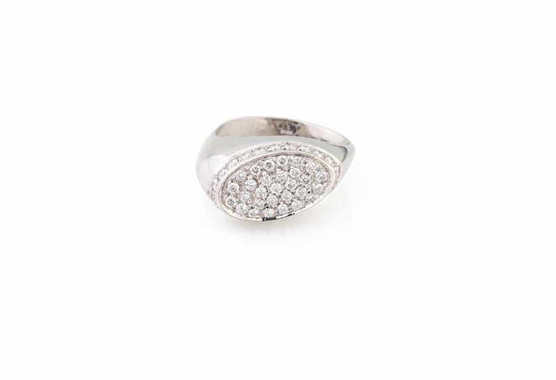 Anello Chevalier in Brillanti