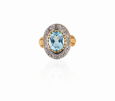 Anello con Topazio