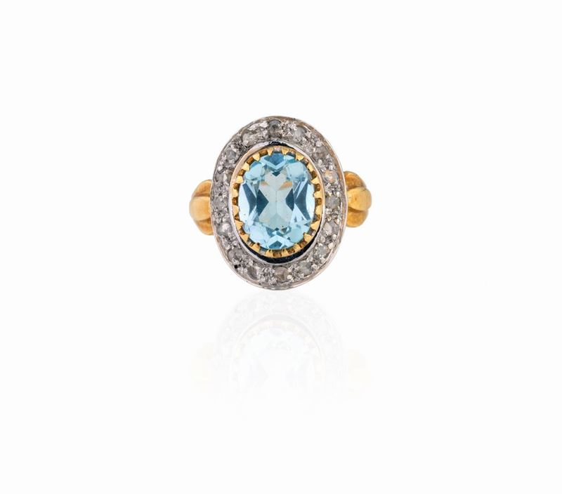 Anello con Topazio