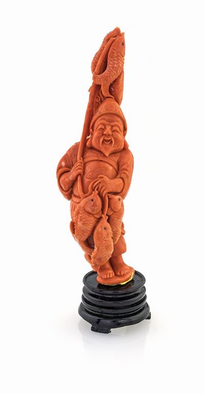 Scultura in Corallo Cerasuolo