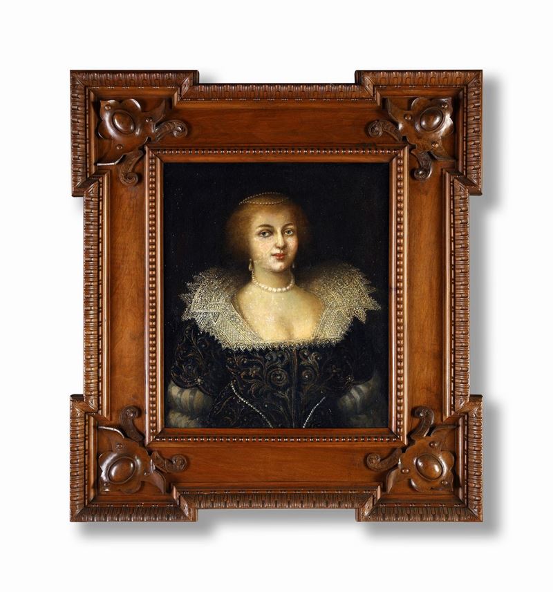 Pittore del XVII Secolo - Ritratto di Gentildonna