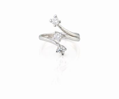 Anello Trilogy in Diagonale