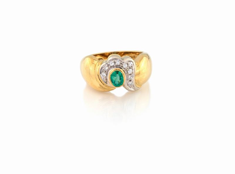 Anello con Smeraldo