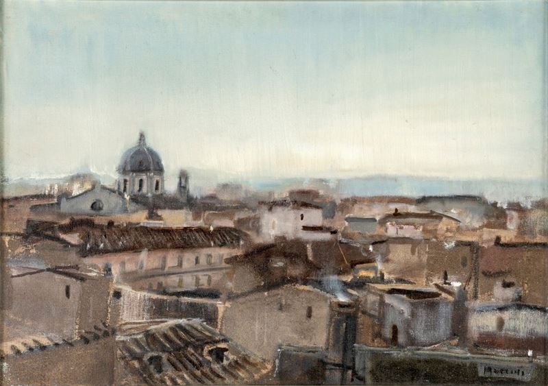 Marcello Muccini - Paesaggio di Roma