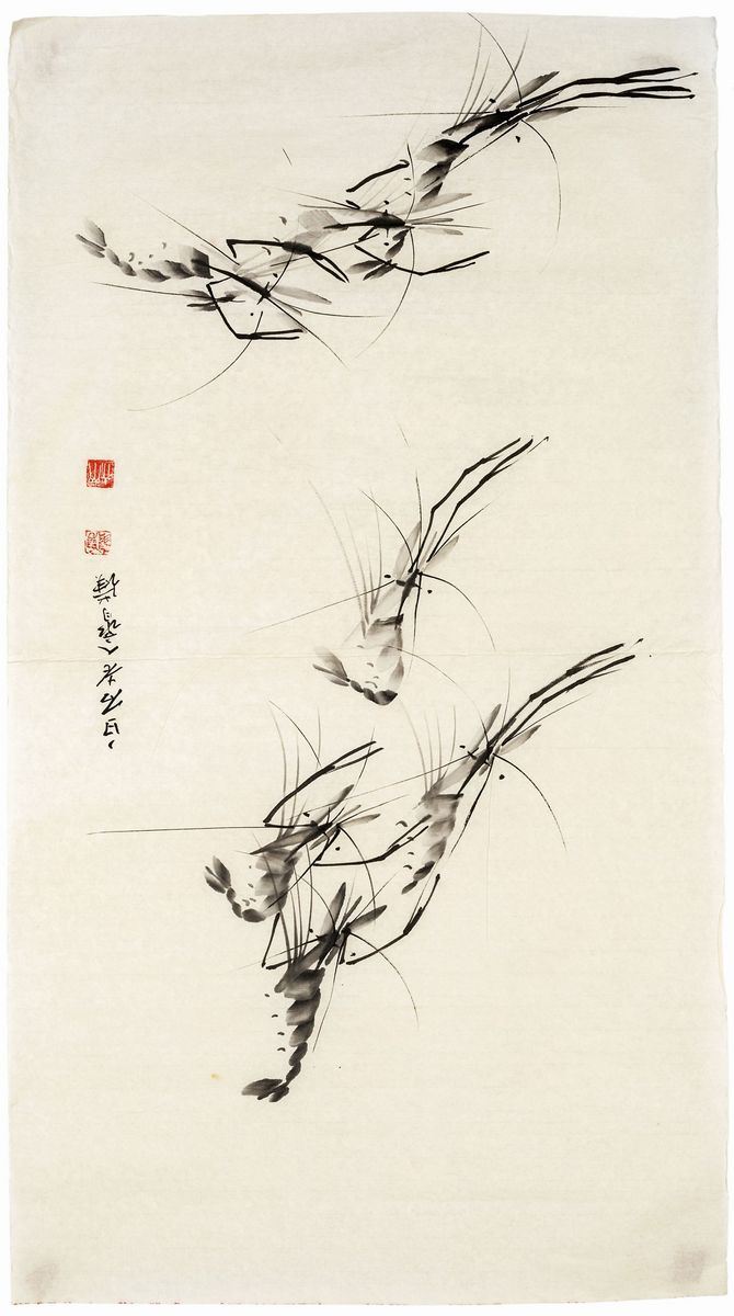 Qi Baishi - Gamberi