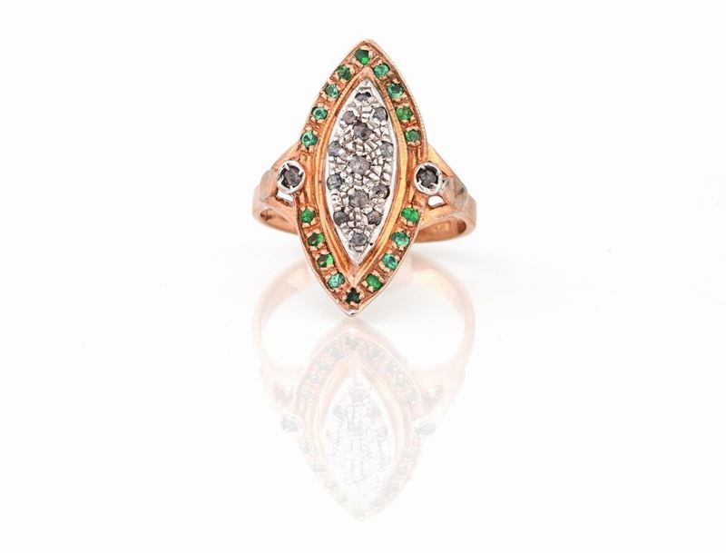 Anello Losanga in Oro 9kt
