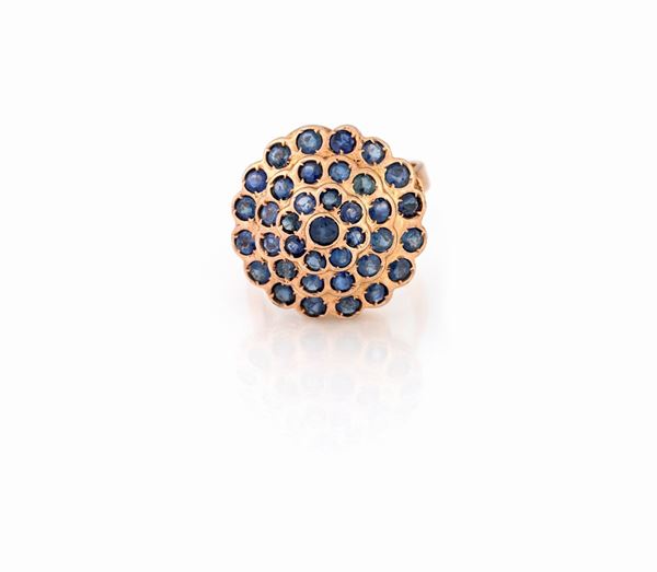 ANELLO ROSONE IN ORO 9KT