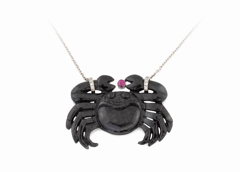 Collana con Giada Nera