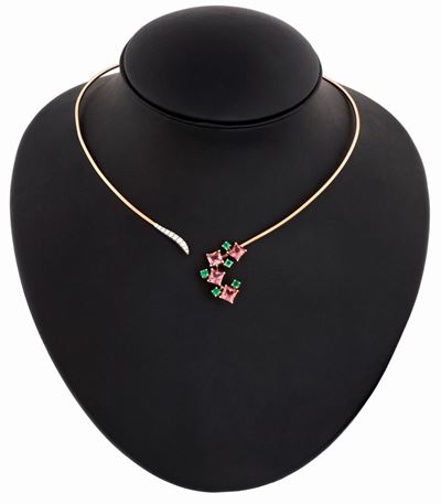 Collier Rigido con Tormaline