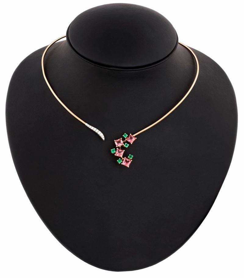 Collier Rigido con Tormaline