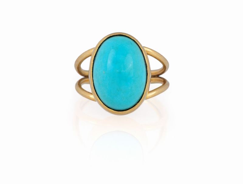 Anello con Turchese