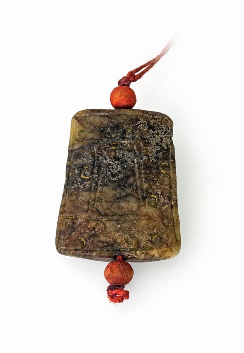 Pendente in Giada Russet