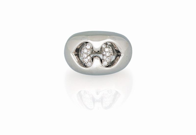 Anello Bulgari con Brillanti Tremblant