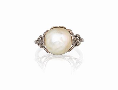 Anello con Perla Naturale