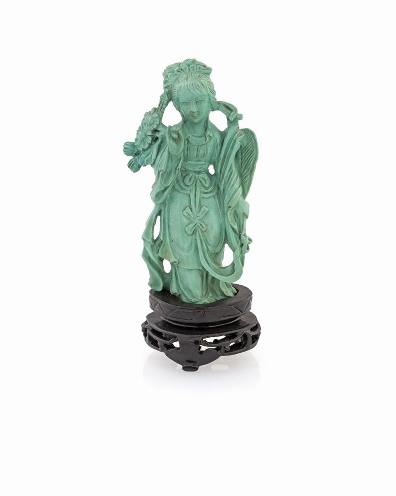Piccola Scultura in Turchese