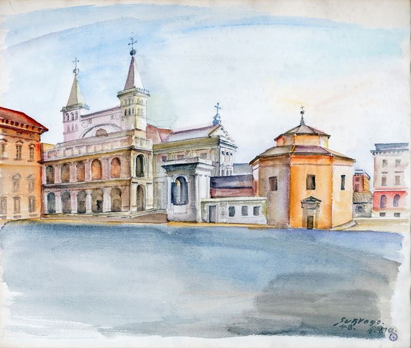 Leopold Survage - Piazza S. Giovanni in Laterano