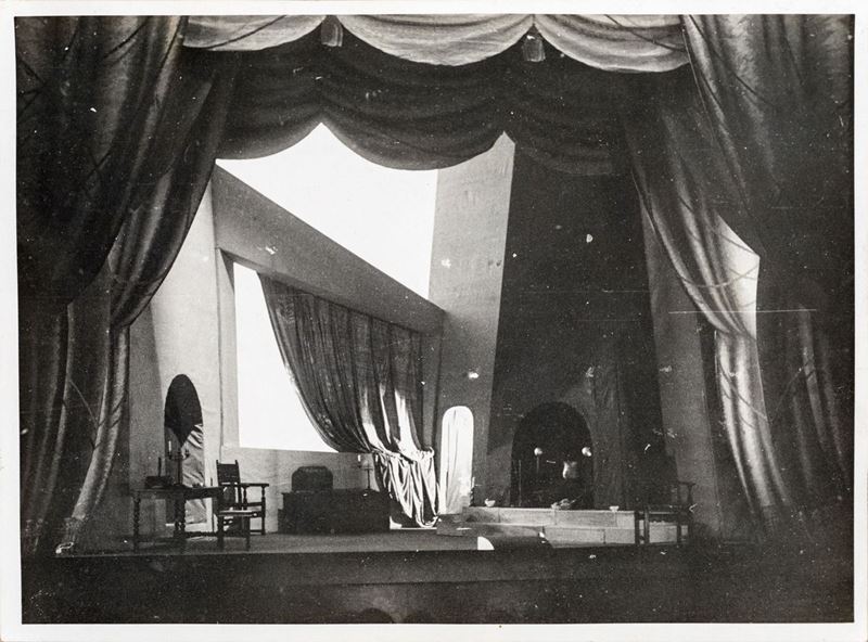 Virgilio Marchi - Fotografia di Realizzazione Teatrale "cenerentola", Atto I, Scena i