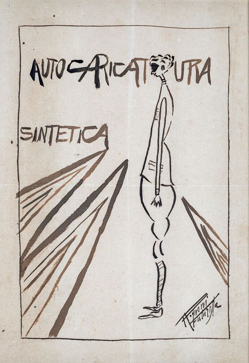 Angelo Rognoni - Autocaricatura Sintetica