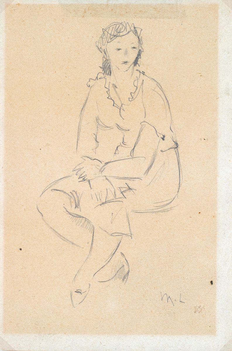 Michail Federovic Larionov - Donna Seduta