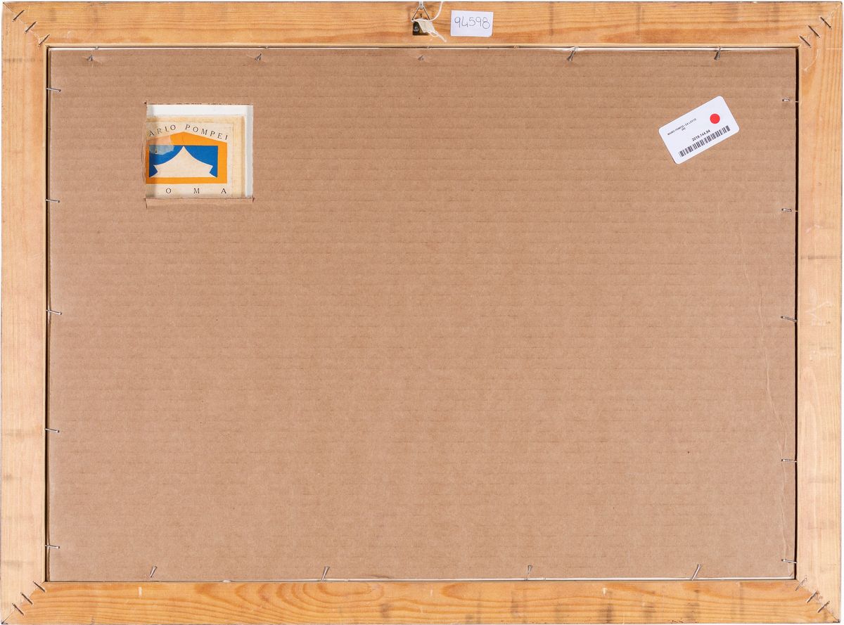 Mario Pompei - Scenografia per “elisir D’amore”, Atto Secondo, Scena i