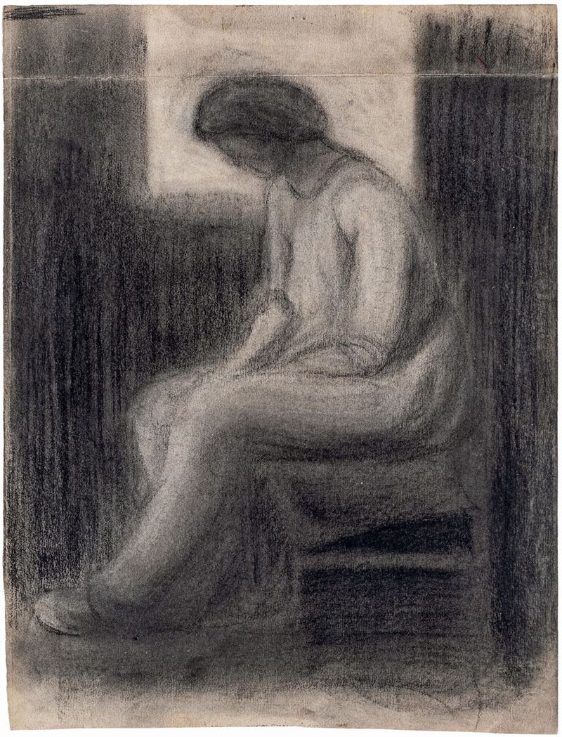 Carlo Erba - Donna Seduta