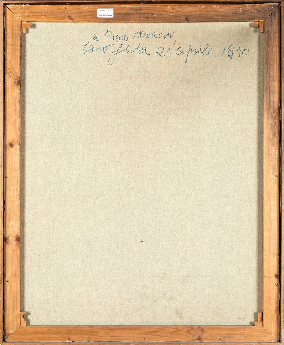 Tano Festa - A Piero Manzoni - Merda D'artista