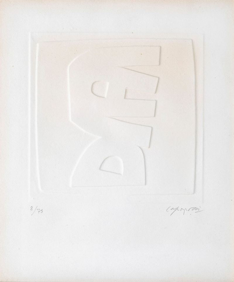 Giuseppe Capogrossi - Rilievo Bianco