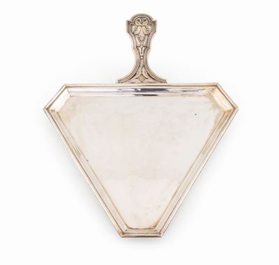 Vassoio Triangolare in Argento