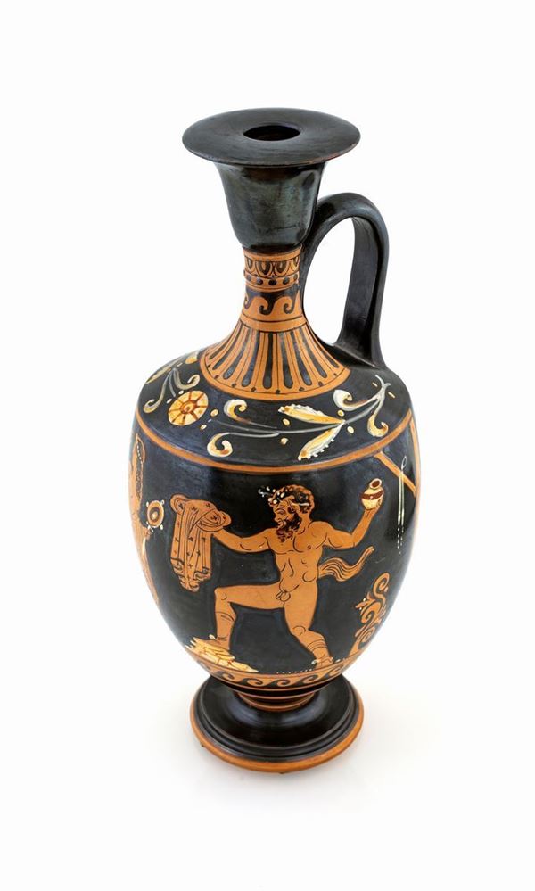 Vaso ad anfora con manico