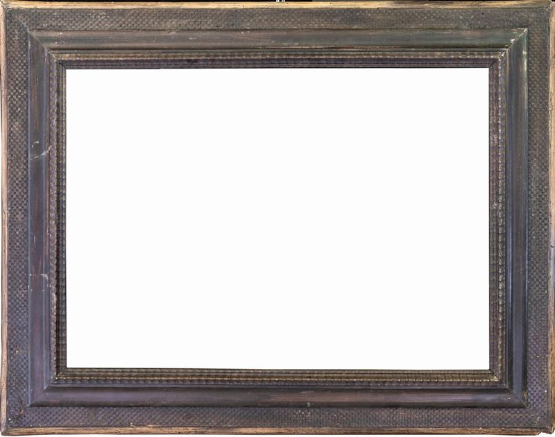Antica Cornice in Legno Ebanizzato