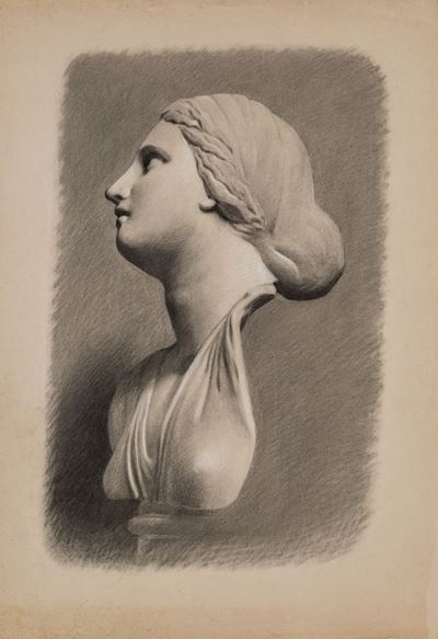Sei Disegni - Busti Marmorei Dall'antico