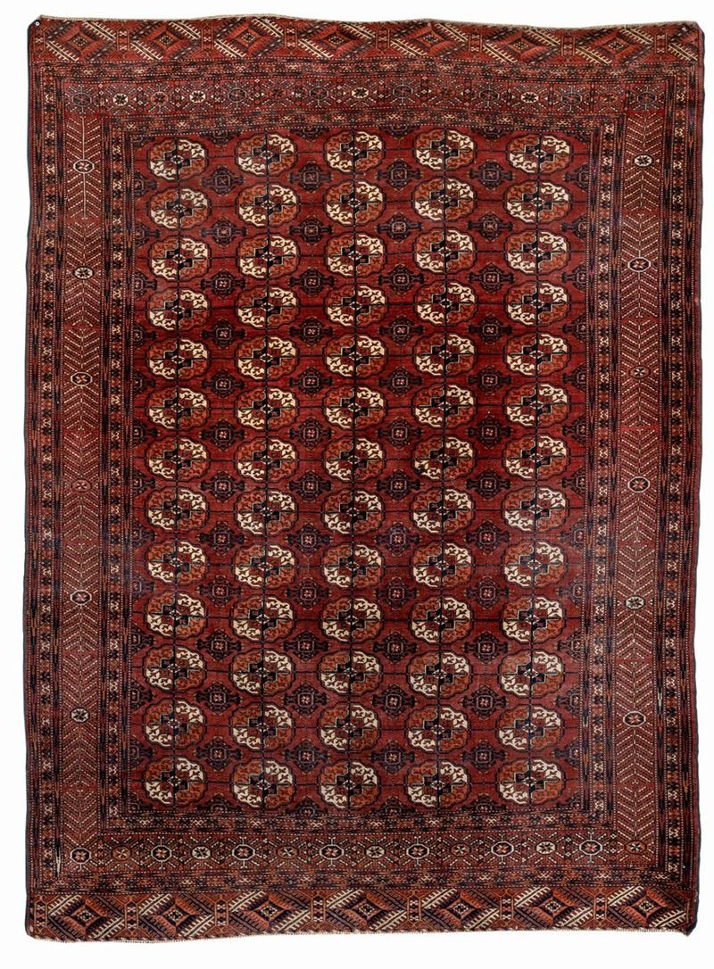 Antico Tappeto Royal Bukara Russo