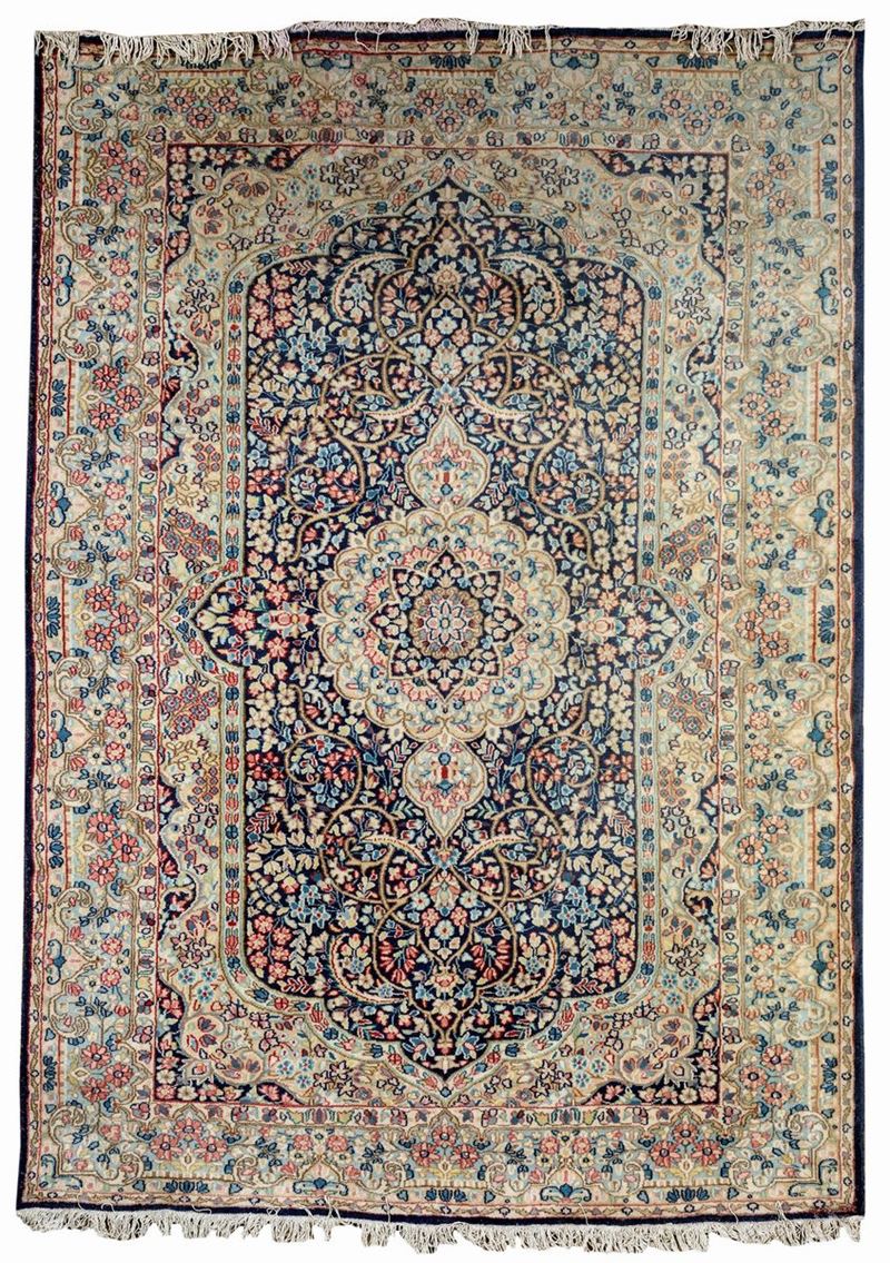 Tappeto Kirman Persiano Vecchia Lavorazione