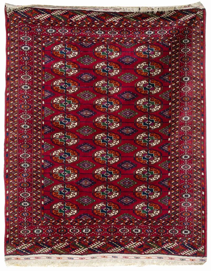 Piccolo Tappeto Royal Bukara Russo