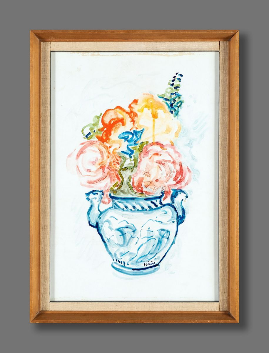 Virio da Savona - Vaso di Fiori