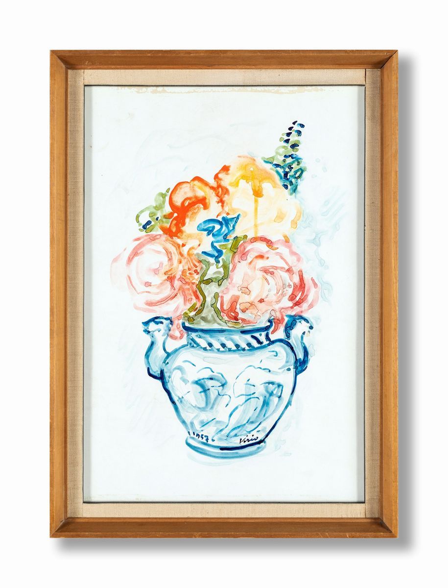 Virio da Savona - Vaso di Fiori