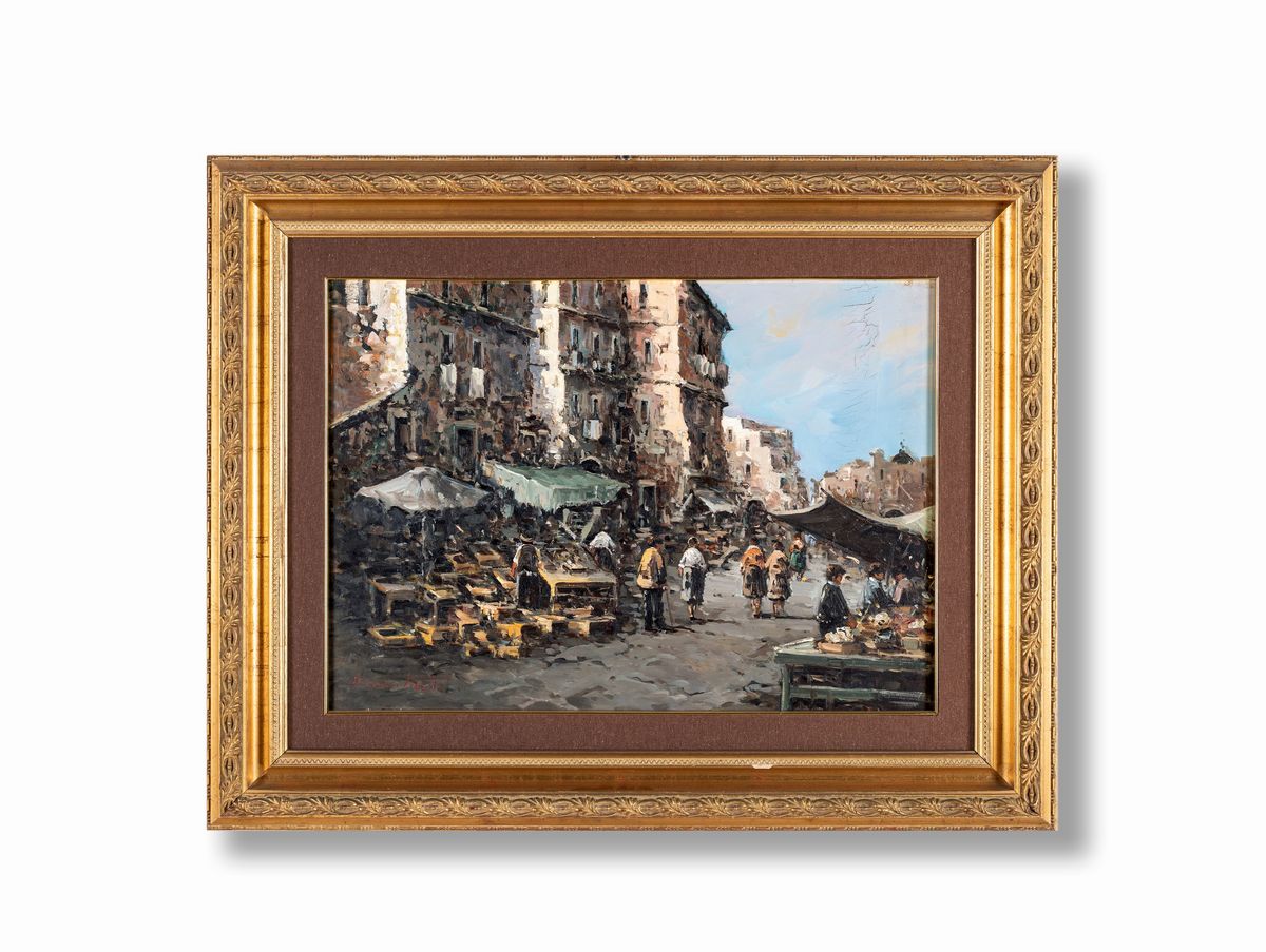 Pittore del XIX/XX Secolo - Mercato