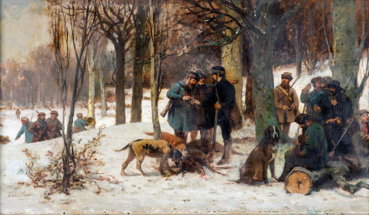 Charles Soubre - Caccia al Cervo