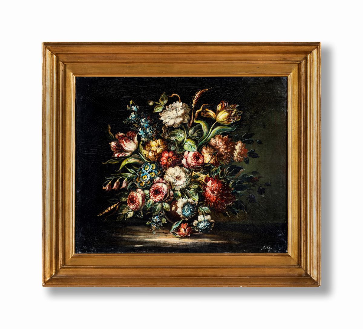 Pittore del XIX Secolo - Natura Morta di Fiori