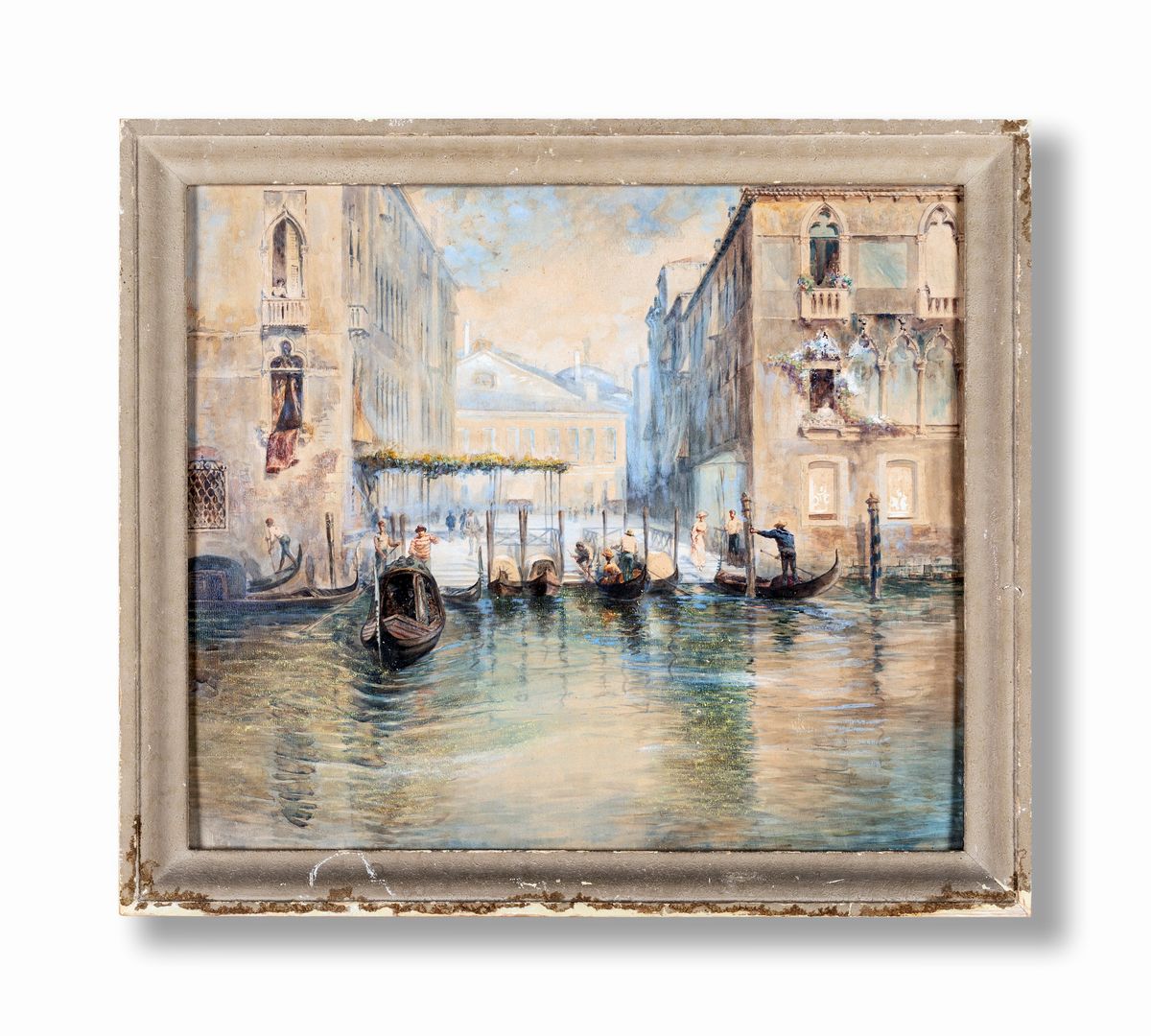 Pittore del XIX Secolo - Gondolieri