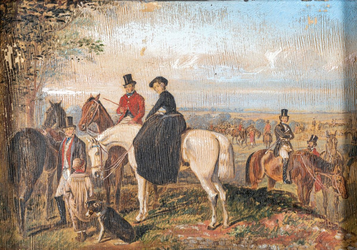 John Frederick Herring Junior (attribuito) - Scene di Caccia