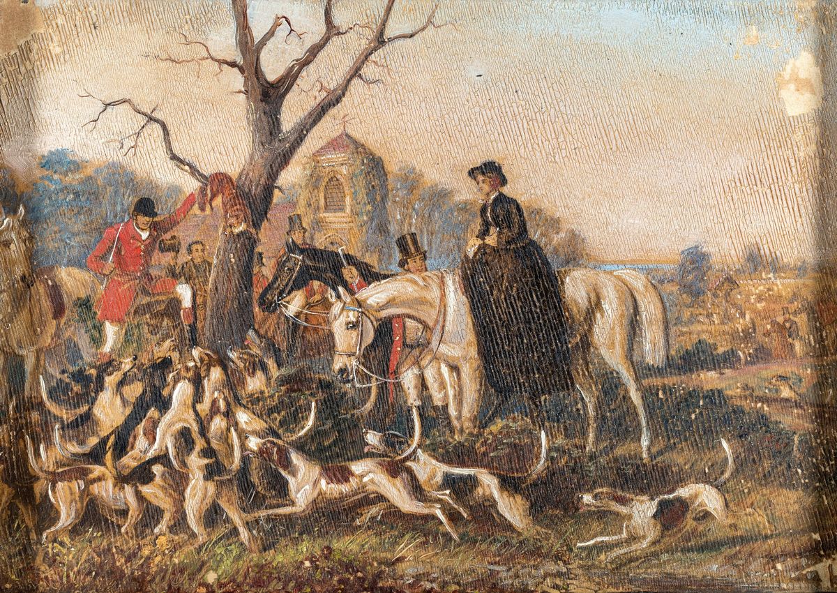 John Frederick Herring Junior (attribuito) - Scene di Caccia