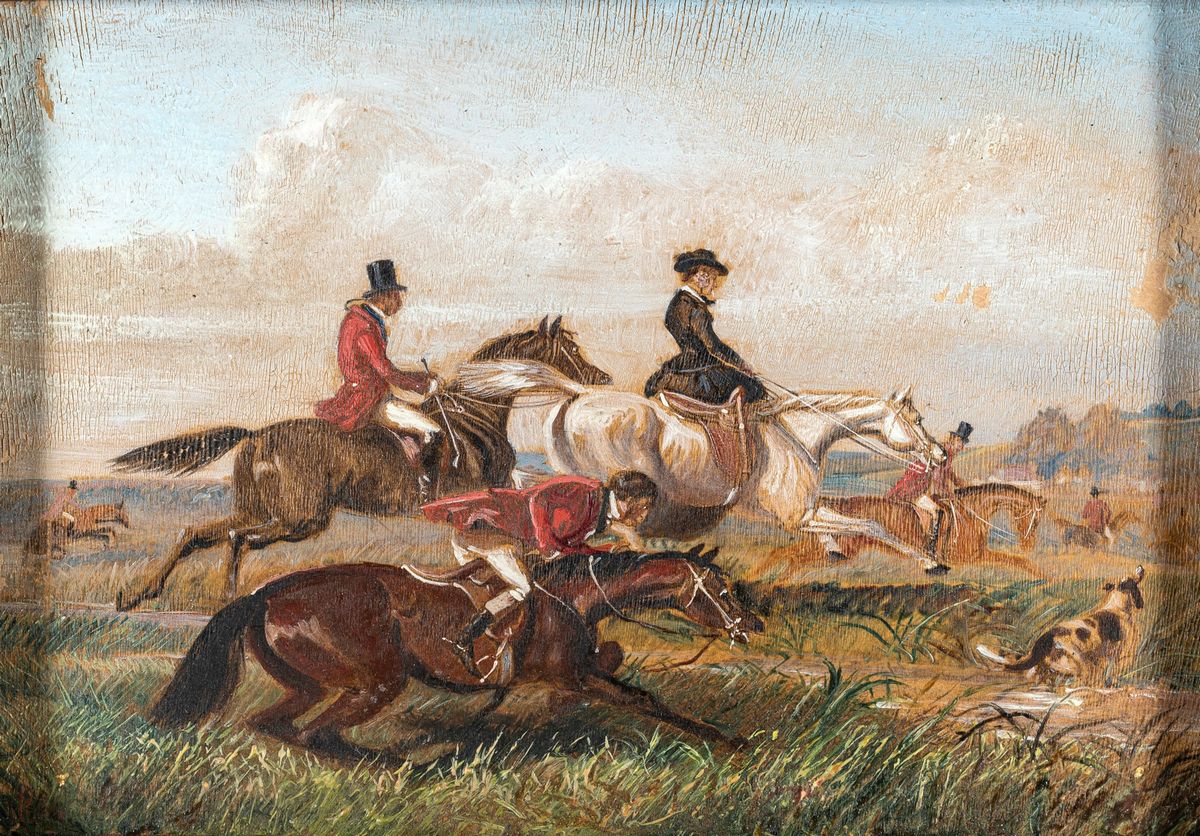 John Frederick Herring Junior (attribuito) - Scene di Caccia