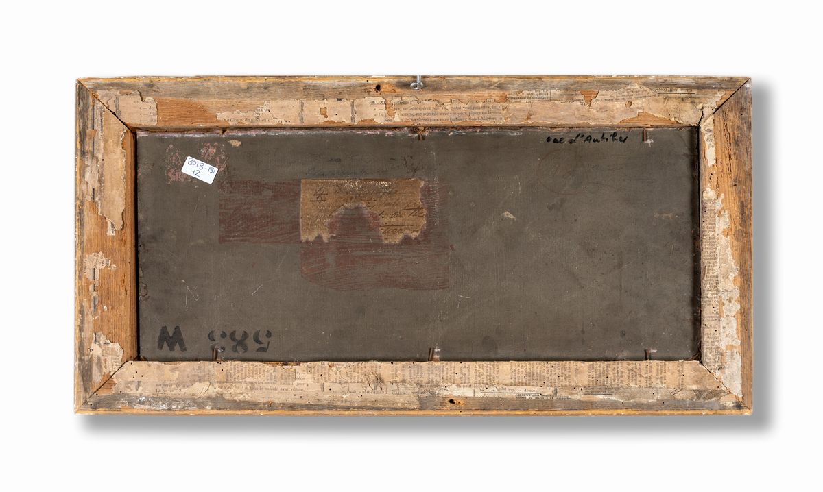 Scuola Romana del XIX Secolo - Marina con Pescatori