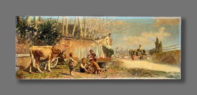 Scena di Genere sullo Sfondo di Siviglia