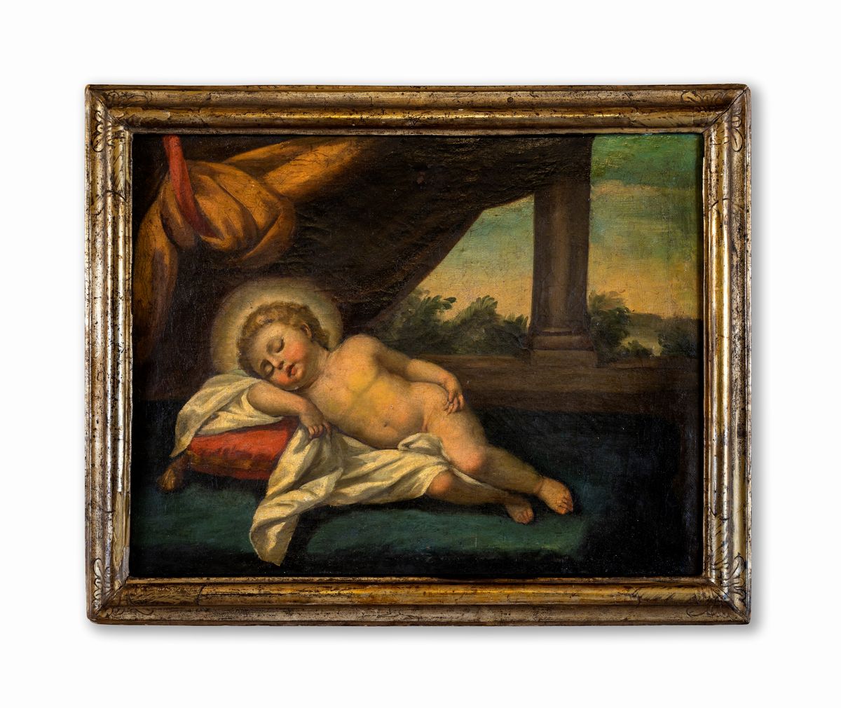 Pittore del XVIII Secolo - Gesù Bambino Dormiente