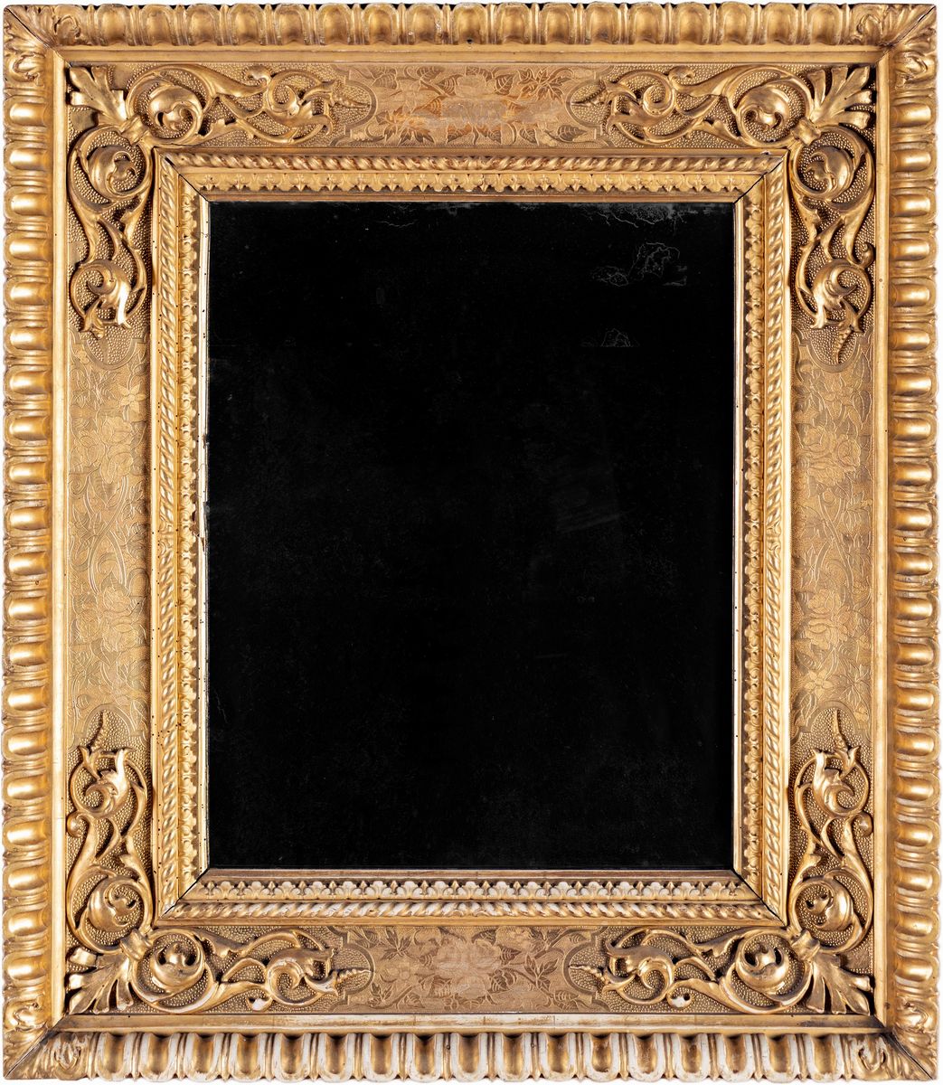 Specchiera in Legno Dorato