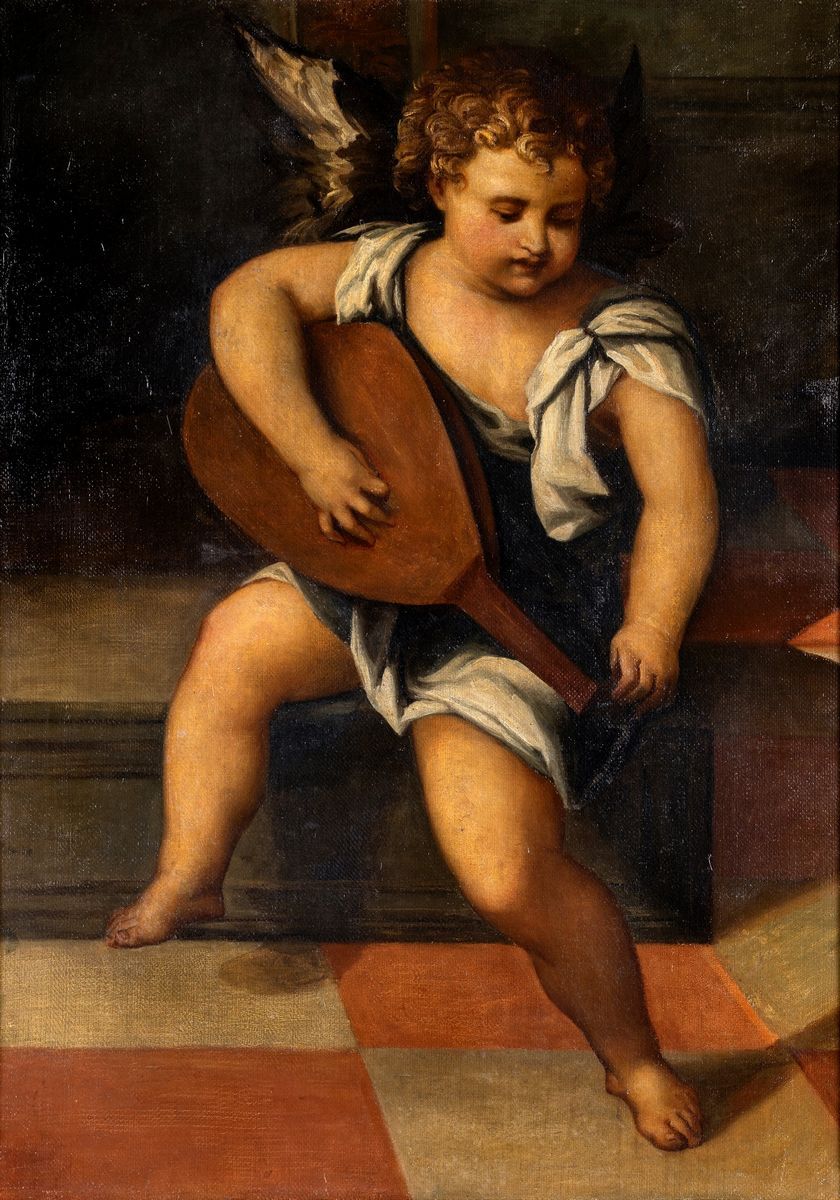 Anonimo del XVIII Secolo - Angelo Musicante
